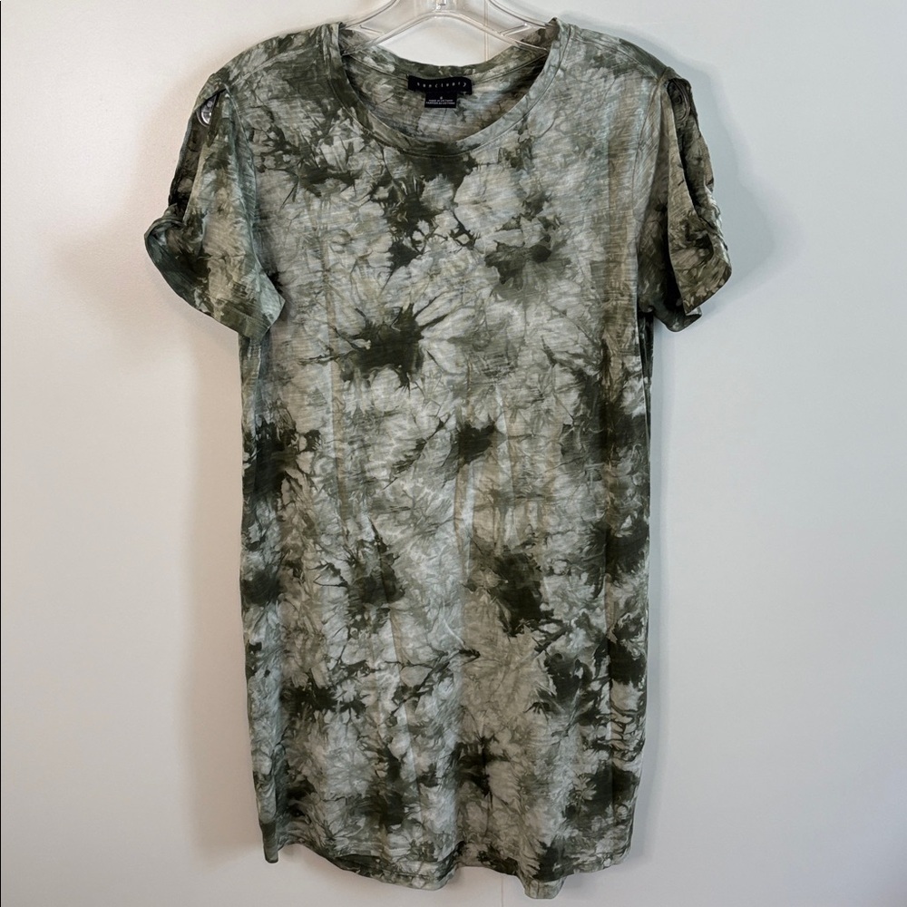Sanctuary Green Tie-Dye Top